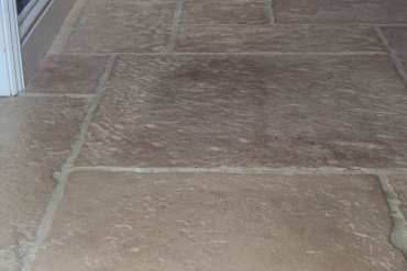 Flagstones installation in Gloucestershire