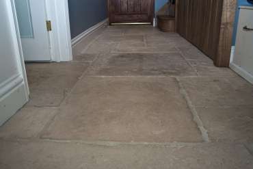 Flagstones installation in Gloucestershire