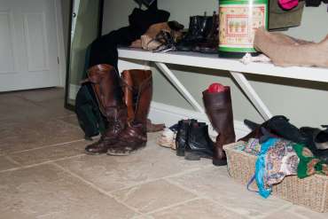 Flagstones installation in Gloucestershire