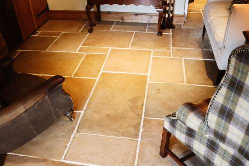 Antique Limestone with Antique Oil finish