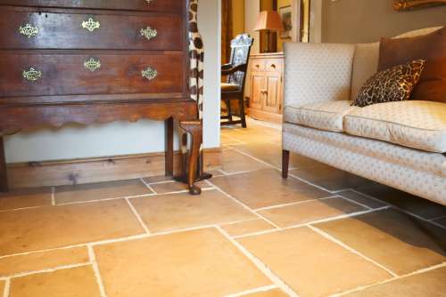 Antique Limestone with Antique Oil finish