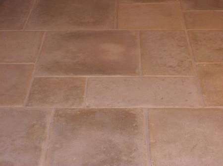 French Limestone with Satin Sealant