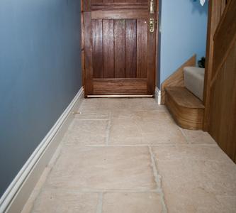 Limestone with Satin Sealant
